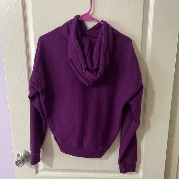 Champions Women’s Reverse Weave Purple Hoodie - Picture 2 of 4